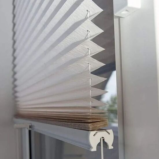 Плиссе с электроприводом