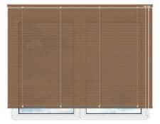 Алюминиевые горизонтальные жалюзи каштановые №52-перфорация цена. Купить в «Мастерская Жалюзи»