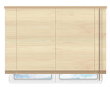 Бамбуковые горизонтальные жалюзи - 301 белый Бамбуковые горизонтальные жалюзи - 301 белый цена. Купить в «Мастерская Жалюзи»