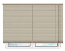 Деревянные горизонтальные жалюзи 50 мм - 56 серо-бежевый Деревянные горизонтальные жалюзи 50 мм - 56 серо-бежевый цена. Купить в «Мастерская Жалюзи»