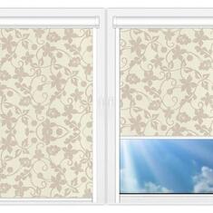 Кассетные рулонные шторы UNI Ажур-белый