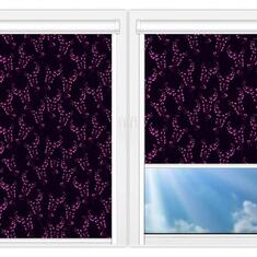 Кассетные рулонные шторы UNI Амальфи фуксия