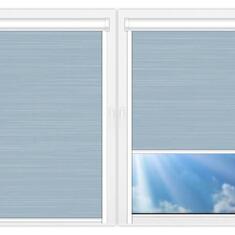 Рулонные шторы UNI Балтик-голубой