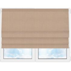Римские шторы Флекси светло коричневый XL